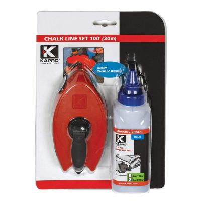 KAPRO Chalkline set in ABS housing incl. blue chalk (113 g container)